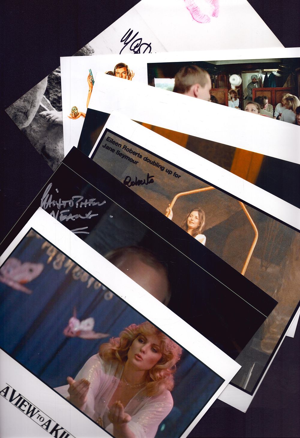 Lot 167: James Bond Signed Collection including Carole Ashby, Christopher...