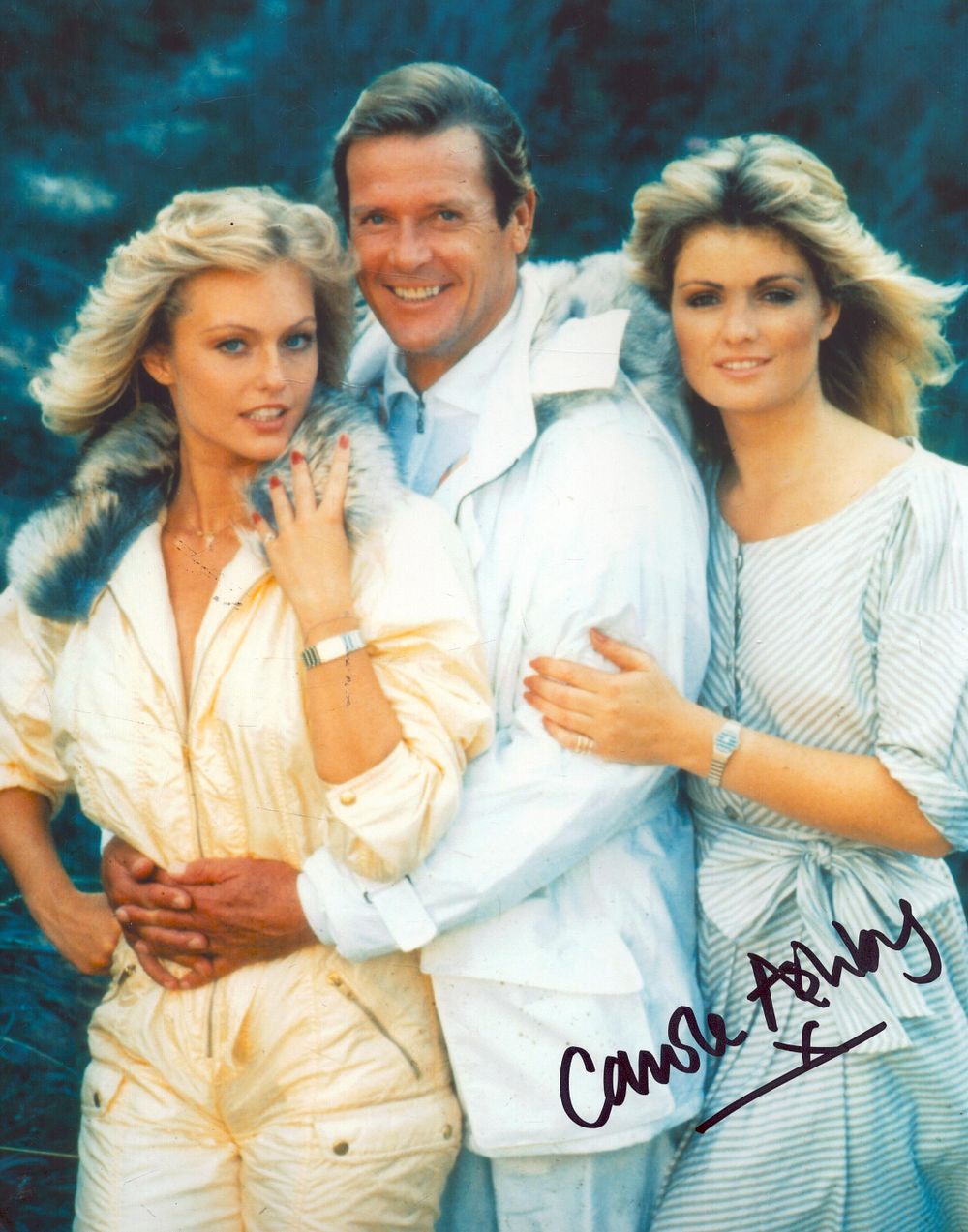 Lot 169: Carole Ashby signed 10x8 inch James Bond colour...