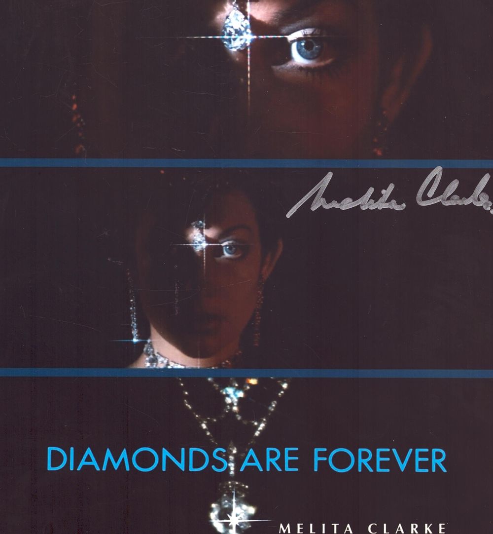 Lot 170: Melita Clarke signed James Bond Diamonds are Forever...