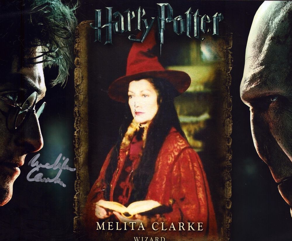 Lot 172: Melita Clarke signed Harry Potter 10x8 inch colour...