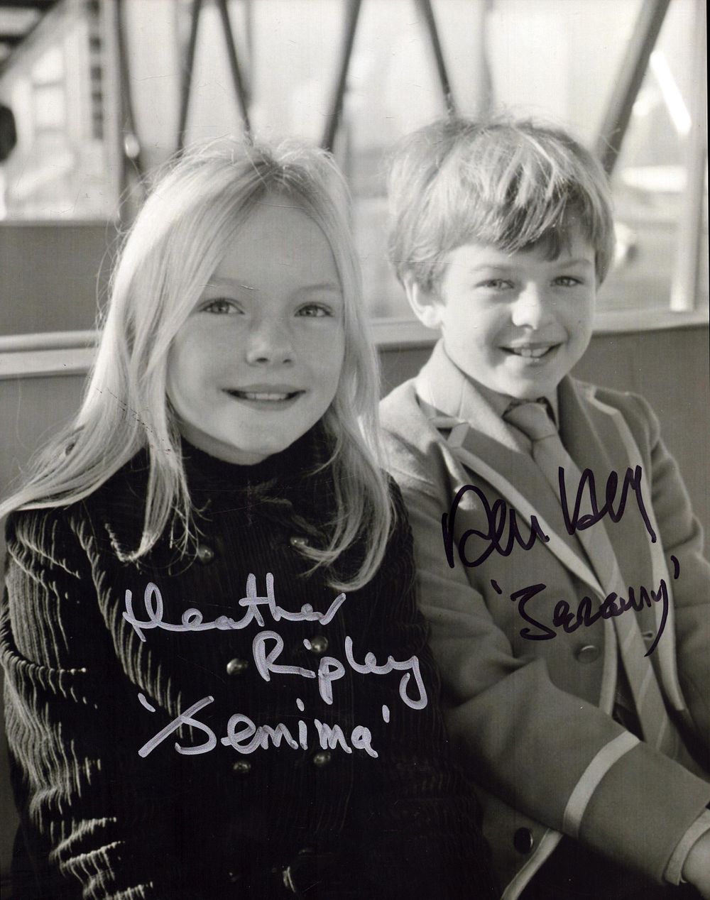 Lot 181: Heather Ripley and Adrian Hall signed 10x8 inch...