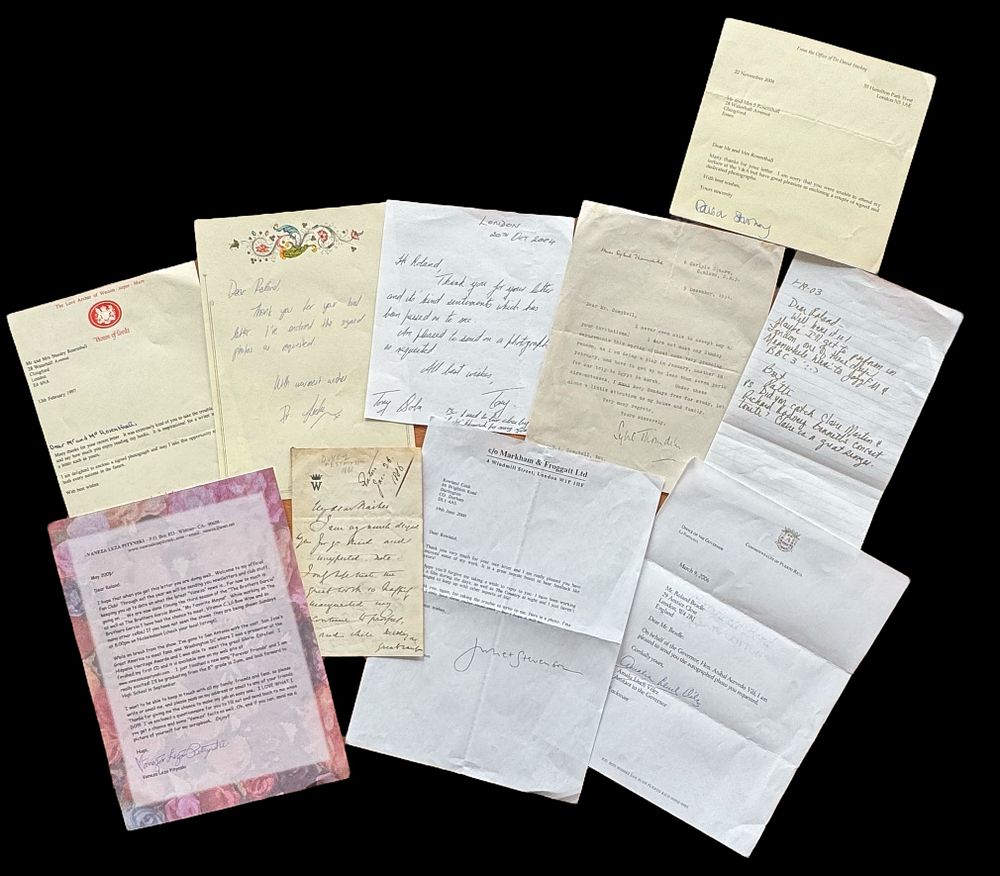 Lot 196: Correspondence collection signed letter from Sybil Thorndike, Vaneza...