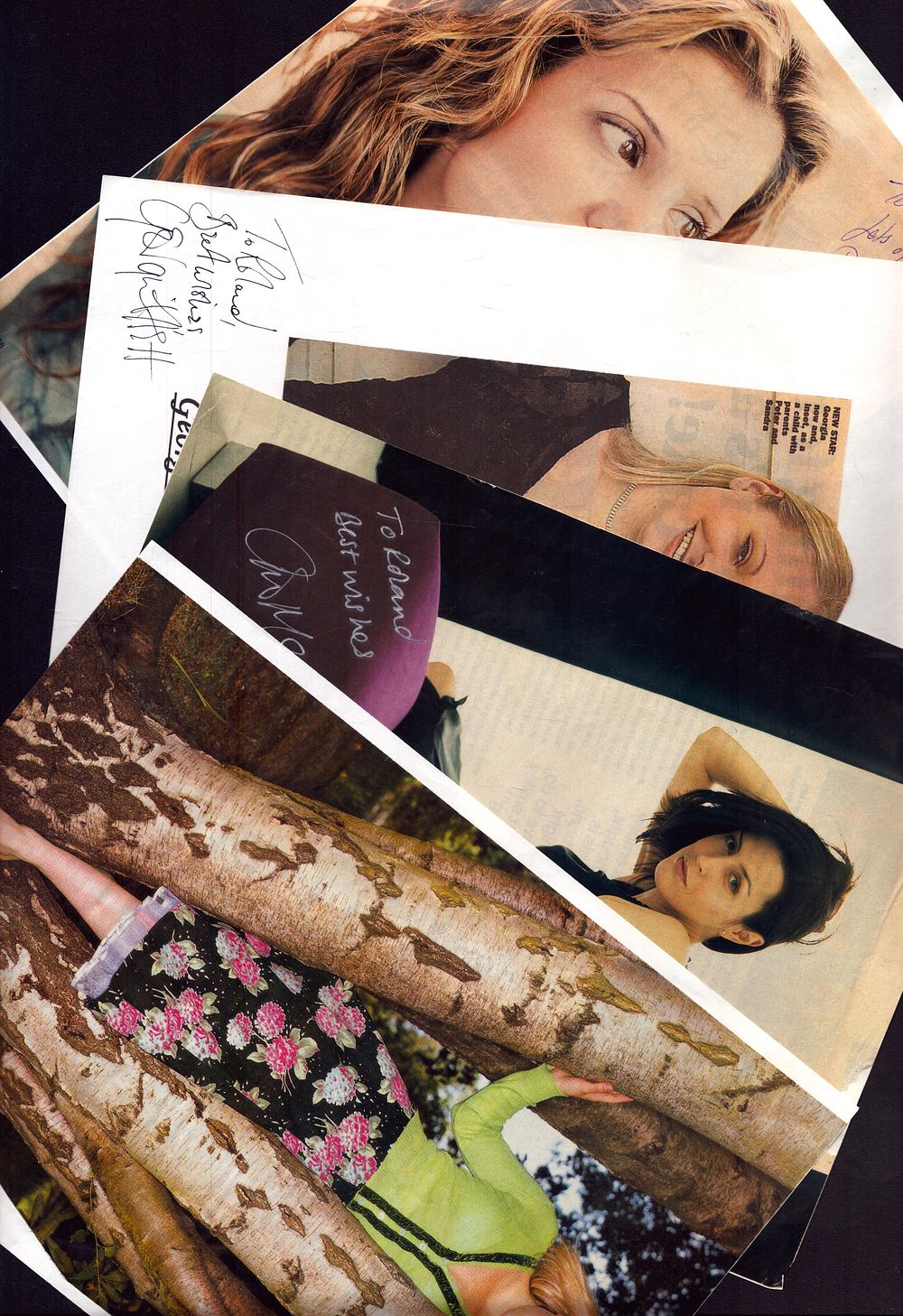Lot 199: Entertainment collection including, Georgia Moffett, Gina McKee, Georgia...