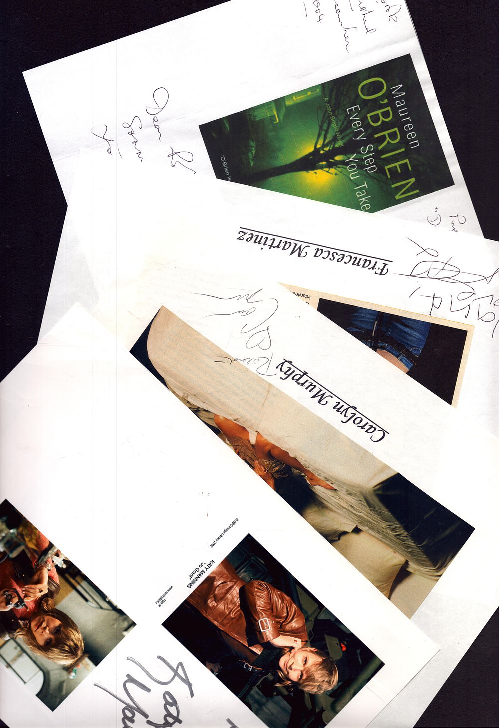 Lot 205: Entertainment collection including, Katy Manning, Carolyn Murphy, Francesca...
