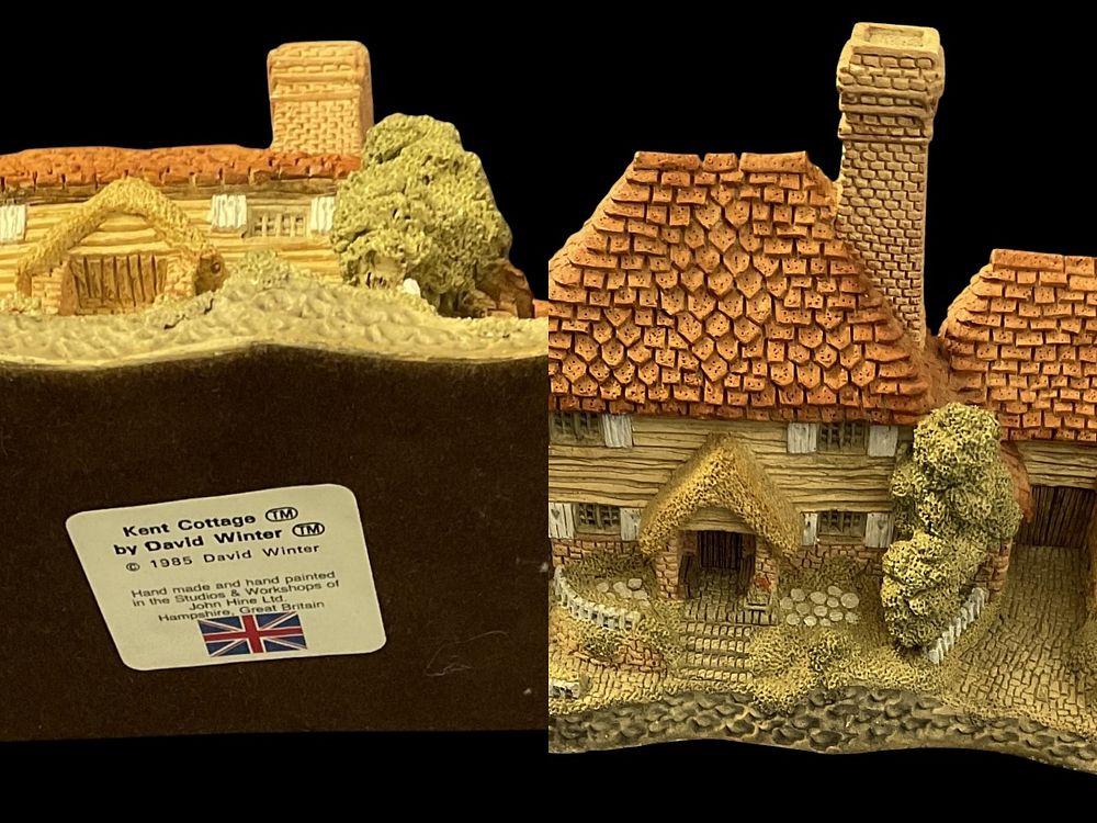 Lot 249: David Winter Kent Cottage 1985. Engraved David Winter...