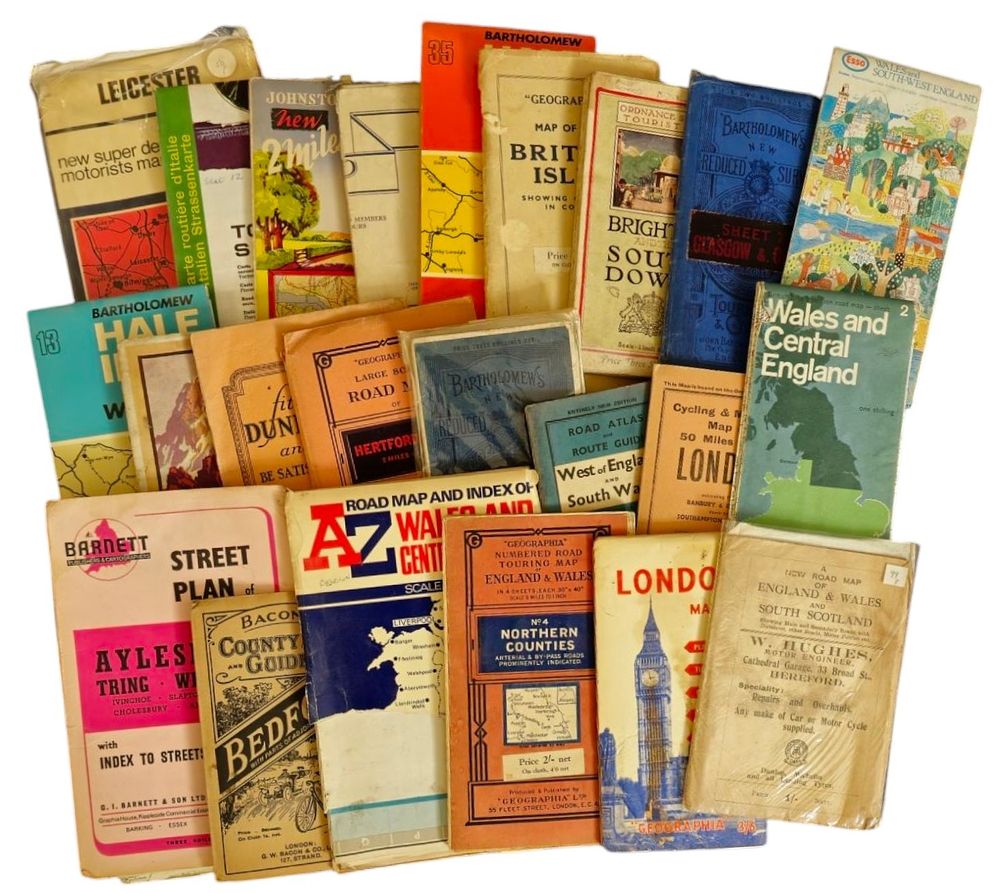 Lot 262: Map collection, Tourist Map Brighton and the South...
