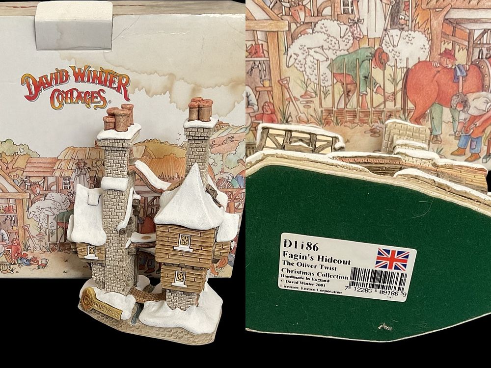 Lot 272: David Winter Cottages 2001 Fagin's Hideout, The Oliver...