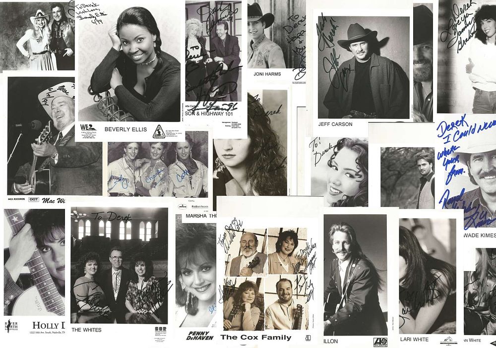 Lot 335: Music autograph signed 20 collections. 10x8 inch promo...