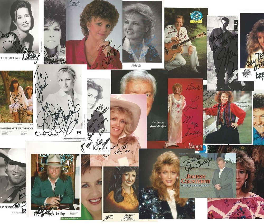 Lot 338: Music autograph signed 20 plus collection. 10x8 inch...