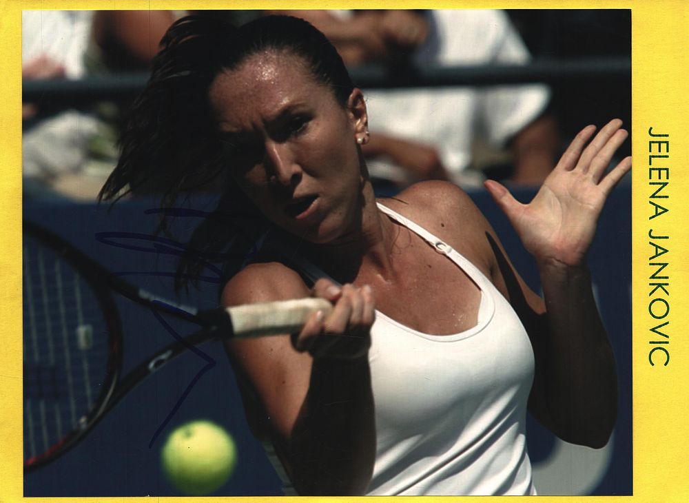 Lot 349: Jelena Jankovic signed 10x8 inch photo. Jelena Jankovi?...