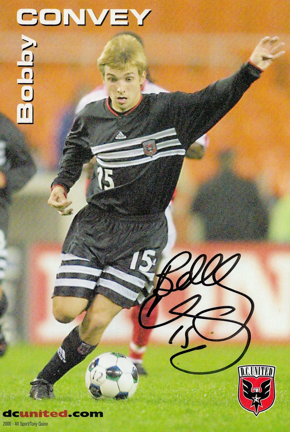 Lot 356: Bobby Convey signed 6x4 inch colour promo card....