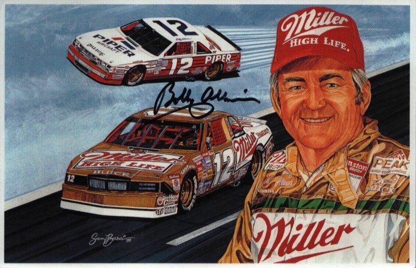 Lot 410: Bobby Allison signed 8x6 inch colour promo photo....
