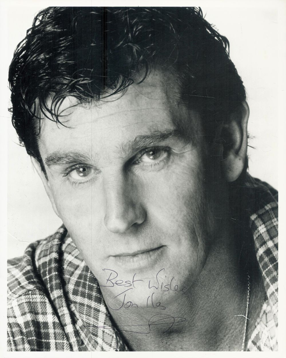 Lot 543: John Iles signed 10x8 inch black and white...