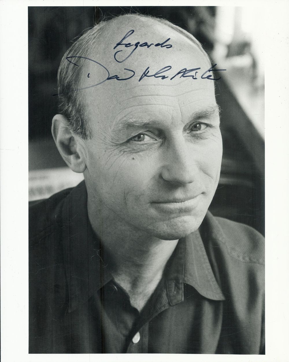 Lot 546: David McAlister signed 10x8 inch black and white...