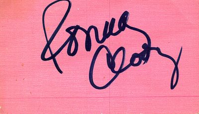 Rosemary Clooney (1928-2002) breezy cabaret singer who made film appearances in White Christmas 