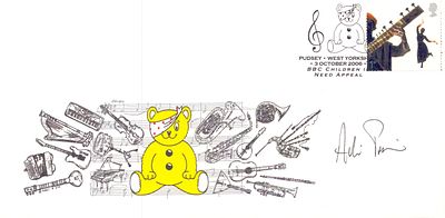André Previn, Oscar-winning film composer and legendary conductor, signed BBC Children in Need 