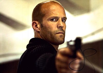 Jason Statham, actor who starred as Frank Martin in The Transporter trilogy. Signed 10x8 inch 