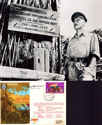 Sir Alec Guinness signed limited edition 112 of 264 Escape from Thailand RAF Escaping Society 