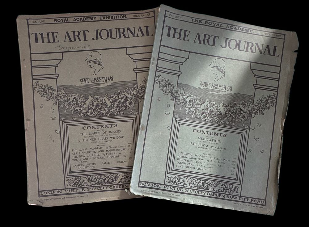 Lot 173: The Royal Academy Art Journal 1906 and 1907...