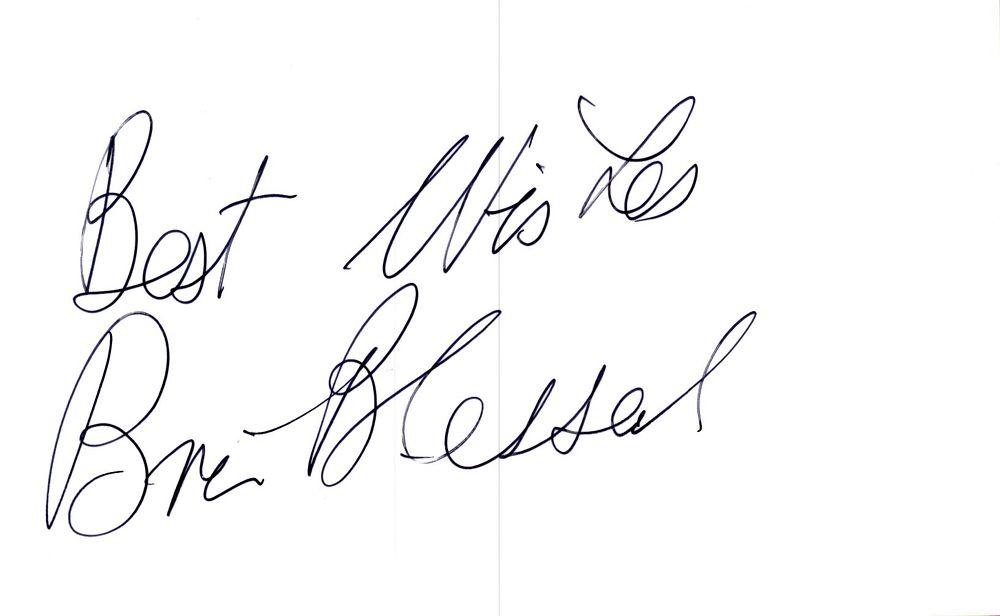 Lot 251: Brian Blessed signed 6x4inch black and white photo....
