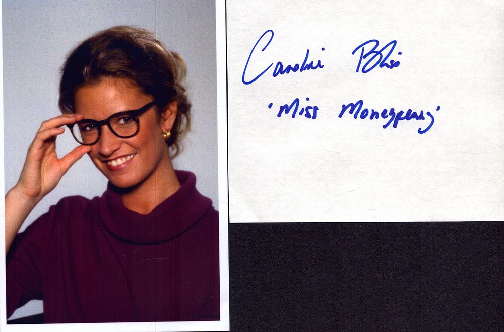 Lot 273: Caroline Bliss signed album page with unsigned 6x4inch...
