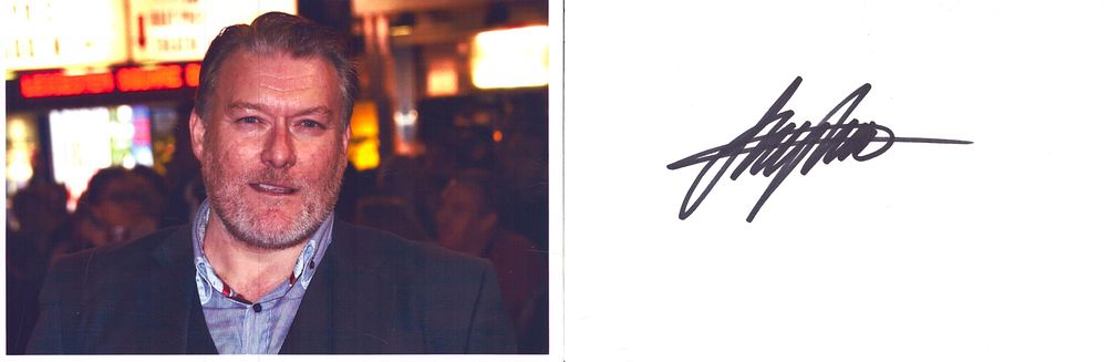 Lot 276: Ian Pirie signed 6x4inch white card with unsigned...