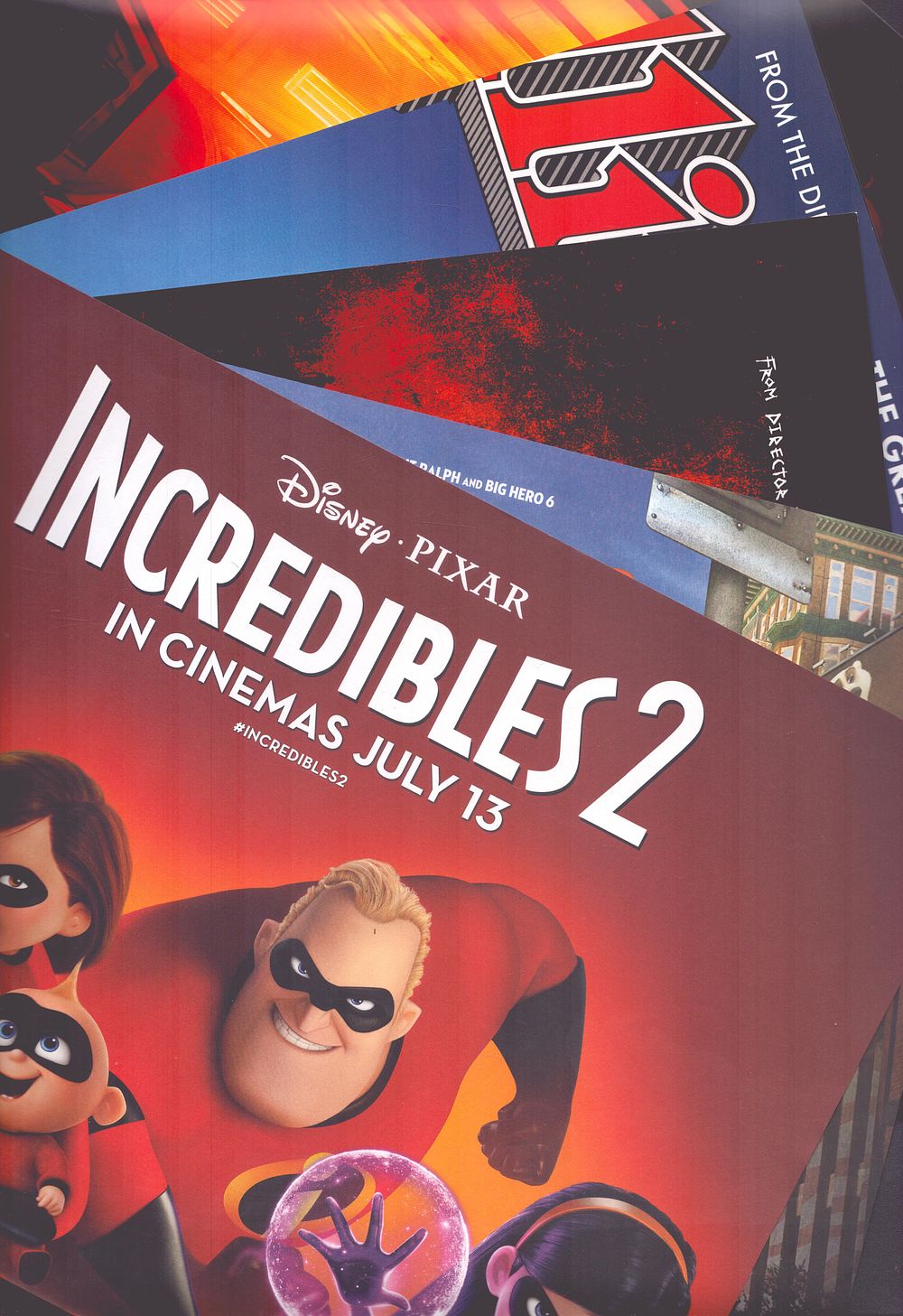 Lot 463: Entertainment Poster Collection. Disney Incredibles 2, Disney Zootropolis,...