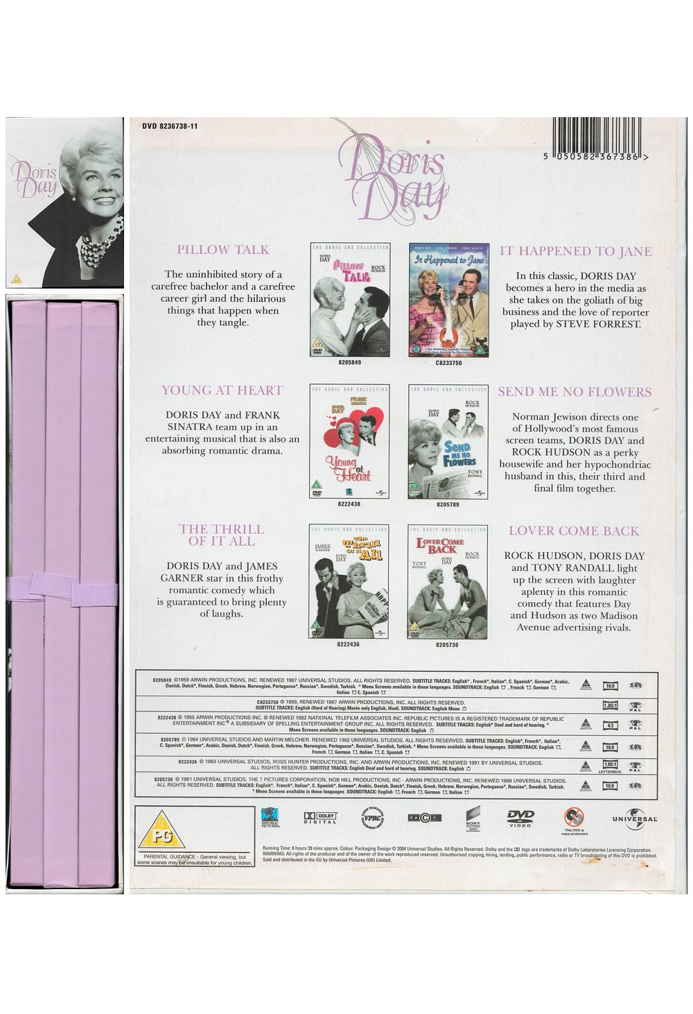 Lot 484: Doris Day DVD collection. Doris Day 6 DVD...