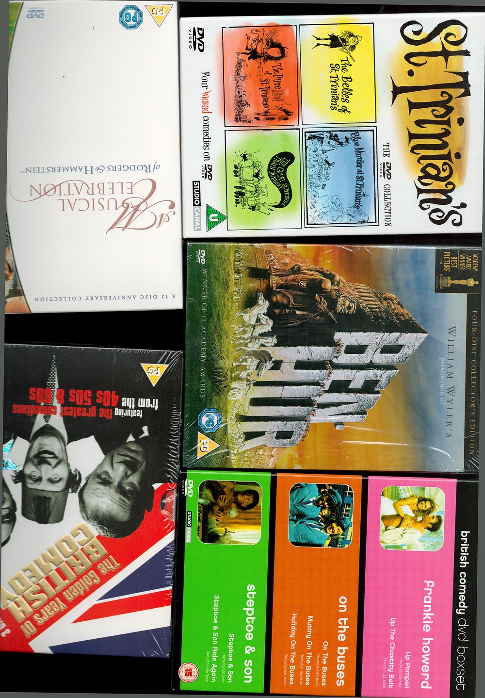 Lot 492: Entertainment DVD collection. Ben Hur collector’s edition, St....