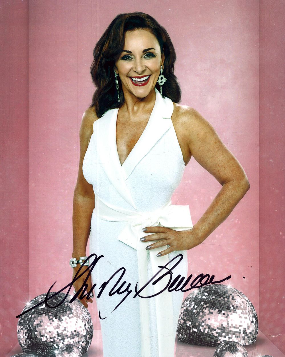 Lot 544: Shirley Ballas signed 10x8inch colour Strictly come dancing...
