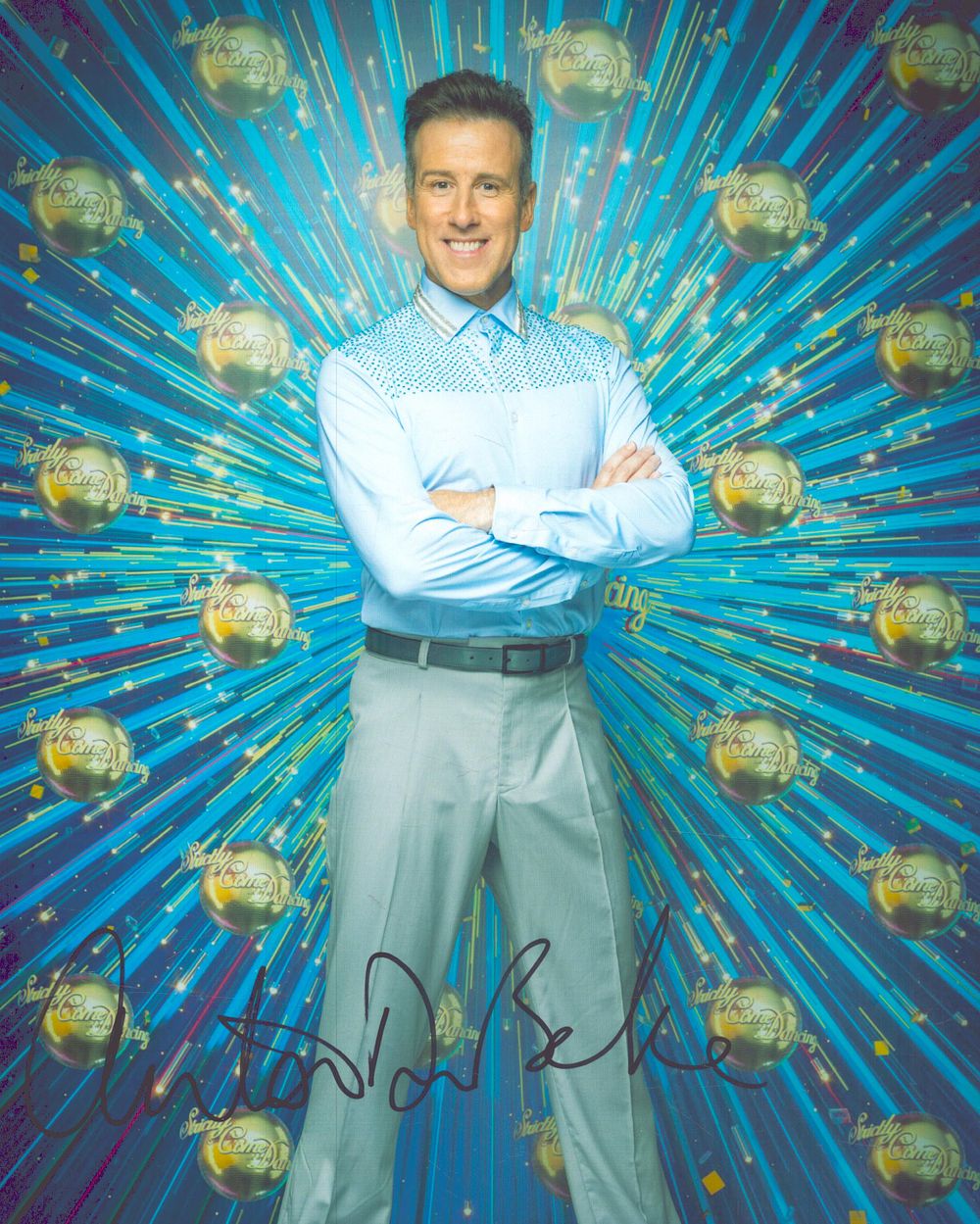 Lot 546: Anton Du Beke signed 10x8inch colour Strictly come...