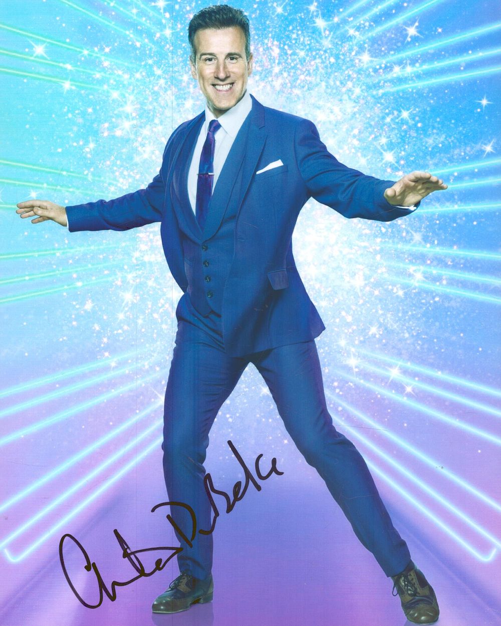 Lot 548: Anton Du Beke signed 10x8inch colour Strictly come...