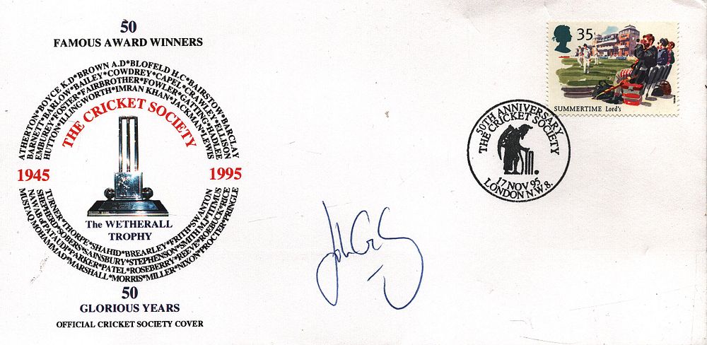 Lot 559: Cricket John Crawley signed 50, Famous Award Winners...