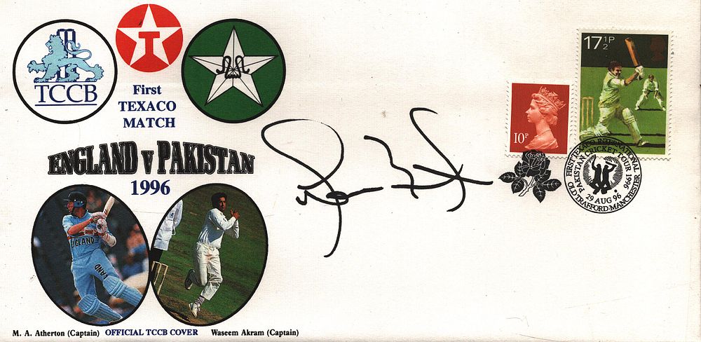 Lot 561: Cricket Shoaib Akhtar signed First Texaco Match England...