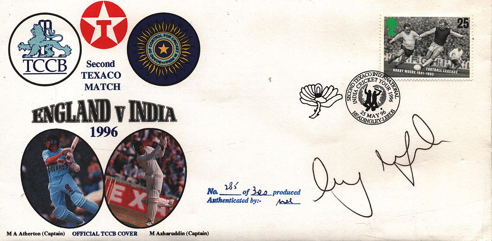 Lot 562: Cricket Anthony McGrath signed Second Texaco Match England...