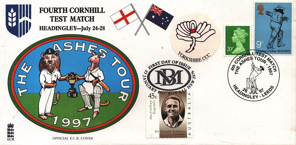 Lot 572: Cricket Fourth Cornhill Test Match Headingley July 24-28...