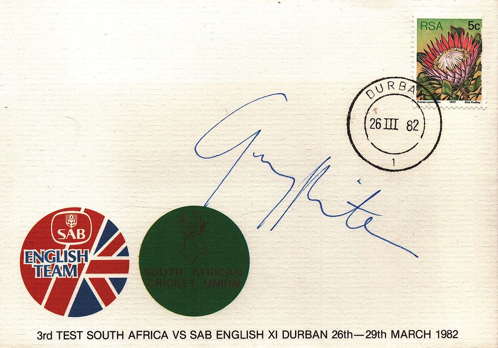 Lot 587: Cricket Gary Kirsten signed 3rd Test South Africa...