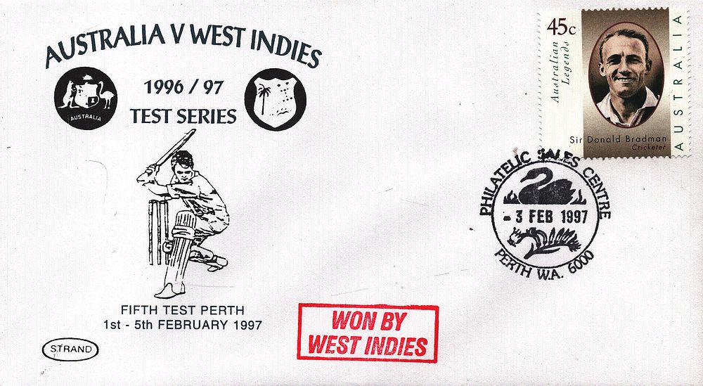 Lot 630: Cricket Australia v West Indies 1996/97 Test Series...