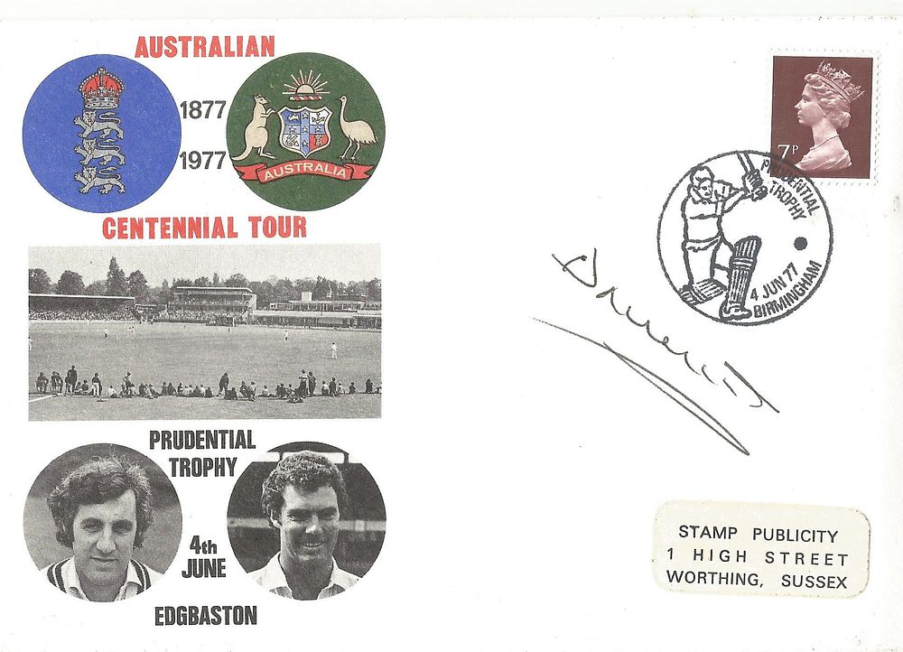 Lot 638: Cricket Darren Gough Australian 1877-1977 Centennial Tour Prudential...