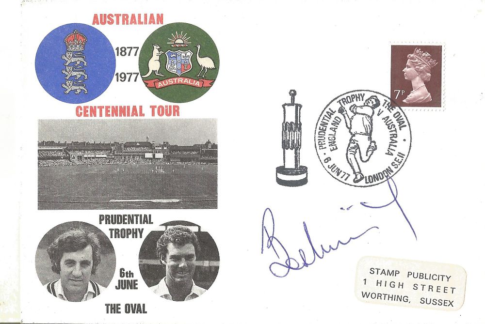Lot 640: Cricket Australian 1877-1977 Centennial Tour Prudential Trophy 6th...