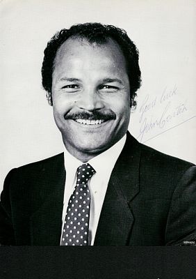John Conteh signed 10x8inch black and white photo. Good condition. All with a Certificate of 