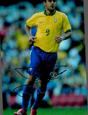 Fred (Frederico Chaves Guedes) signed 12x8 inch Brazil football team colour photo. Good 