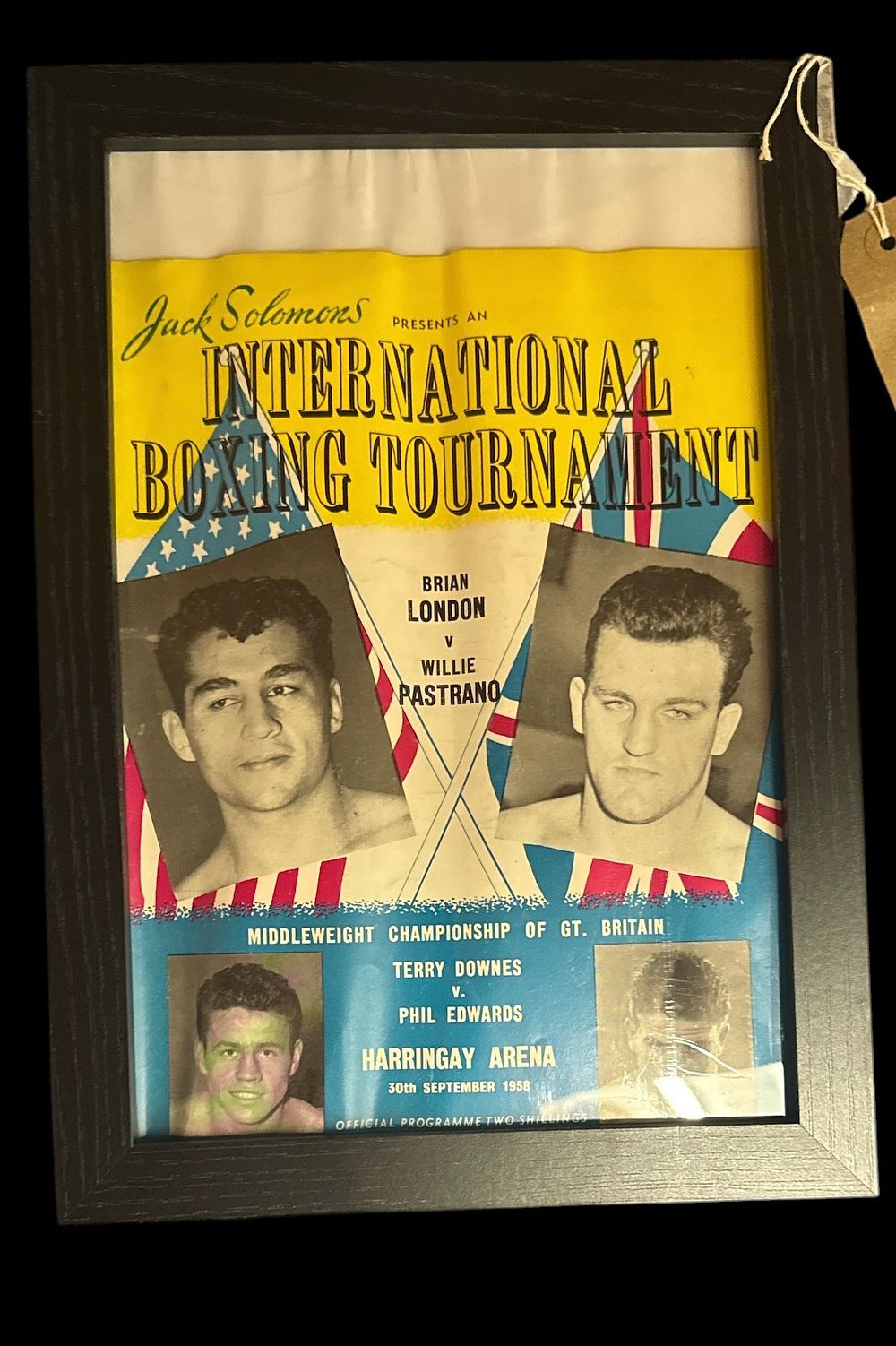 Lot 156: Brian London v Willi Pastrano and Terry Downes...