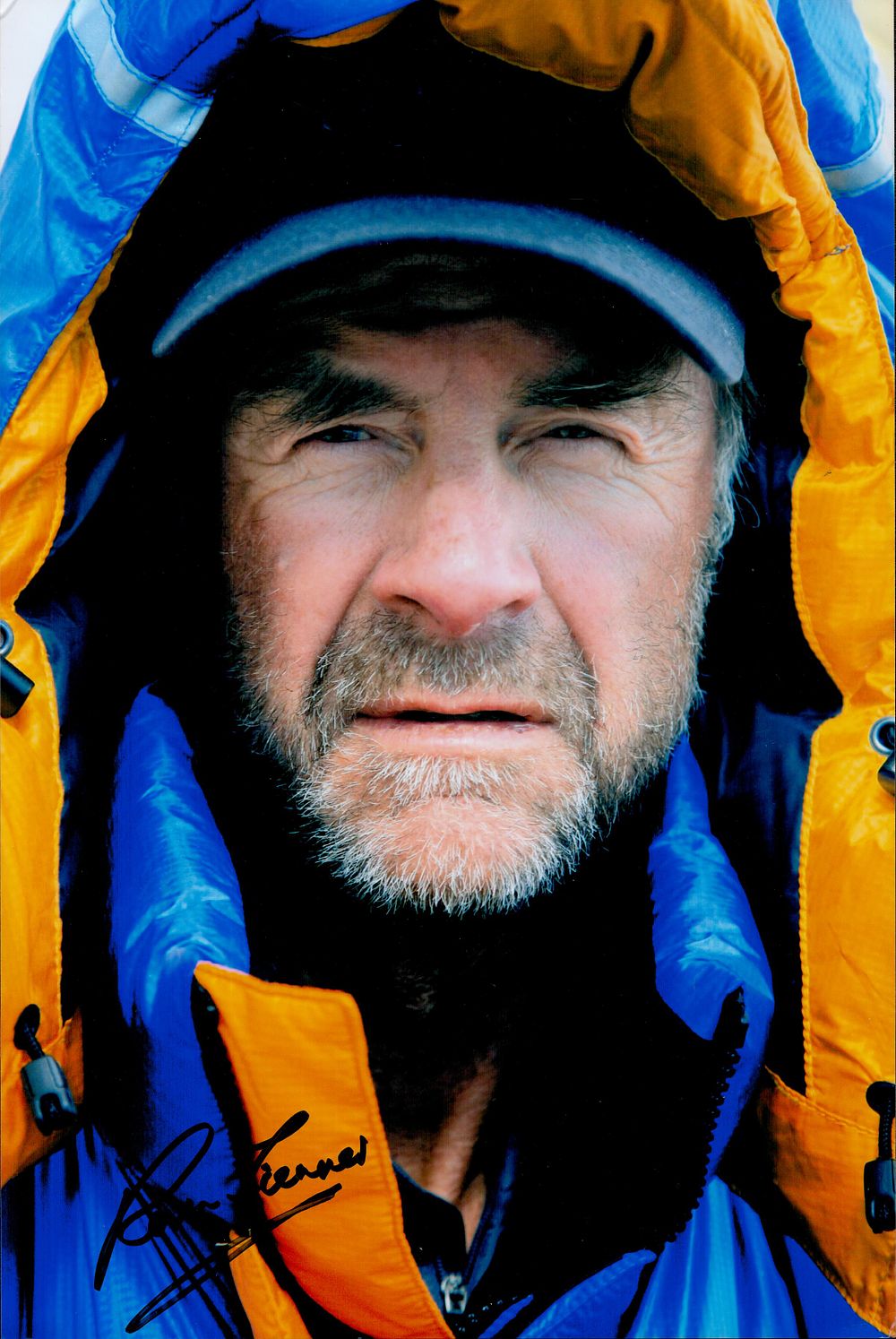 Lot 159: Ranulph Fiennes signed 12x8inch colour photo. Good condition....