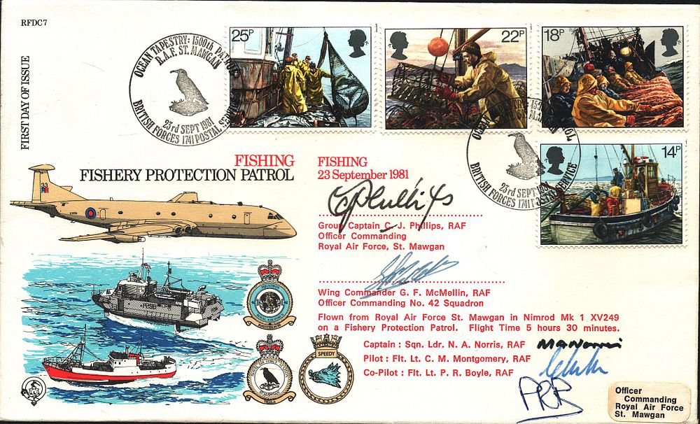 Lot 193: Grp Cpn C. J. Phillips RAF, Cpn Sqn...