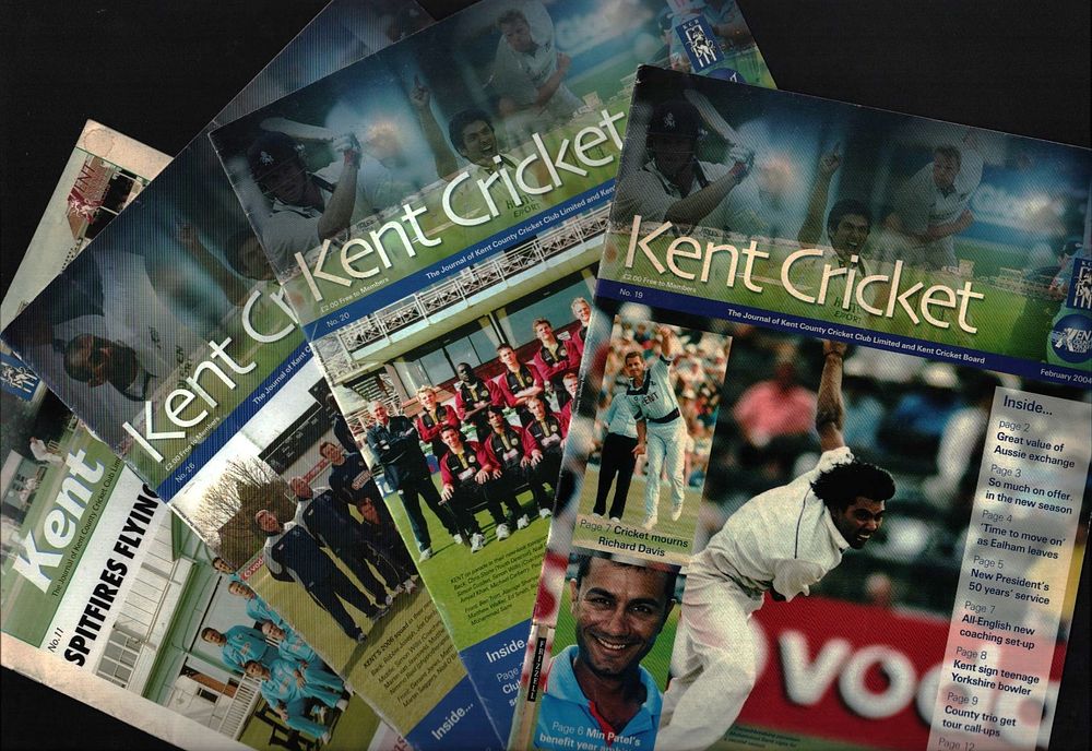 Lot 200: Cricket Magazine collection. Kent Cricket Feb 2004, May...