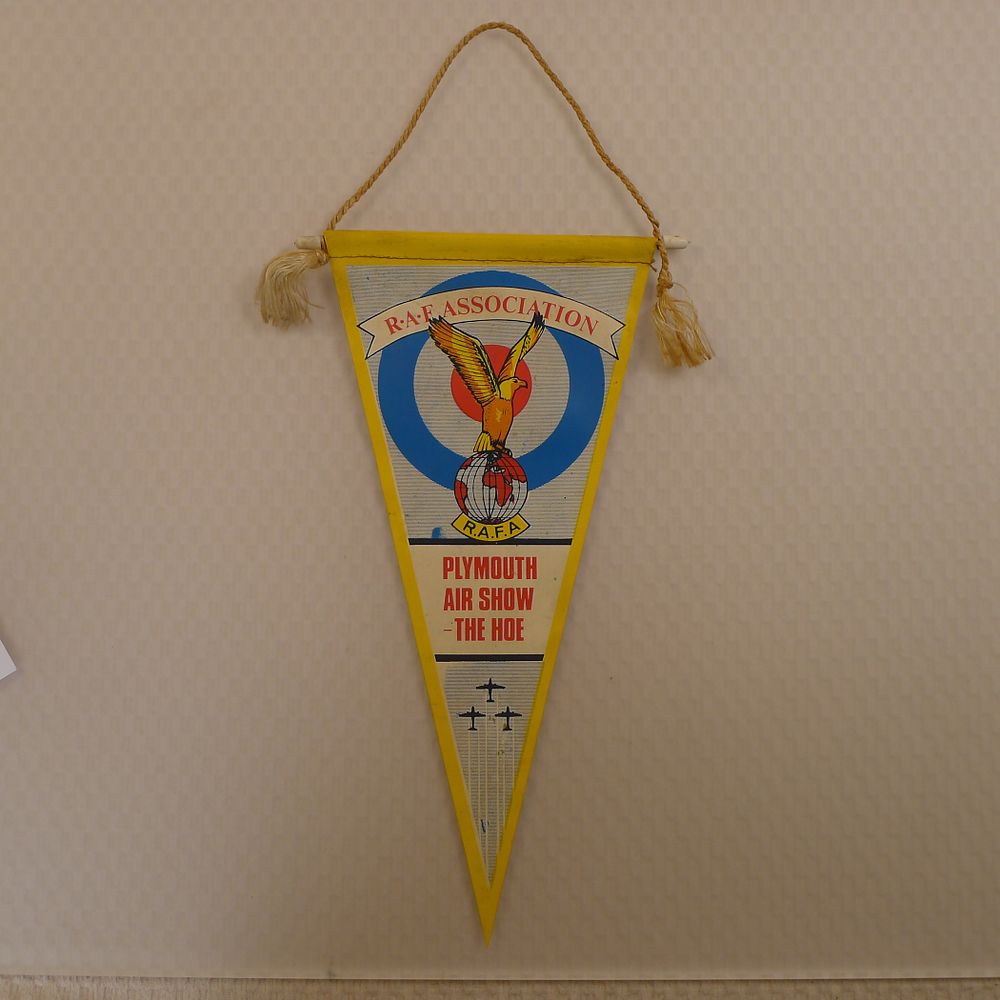 Lot 206: A vintage Royal Air Force Association triangular hanging...