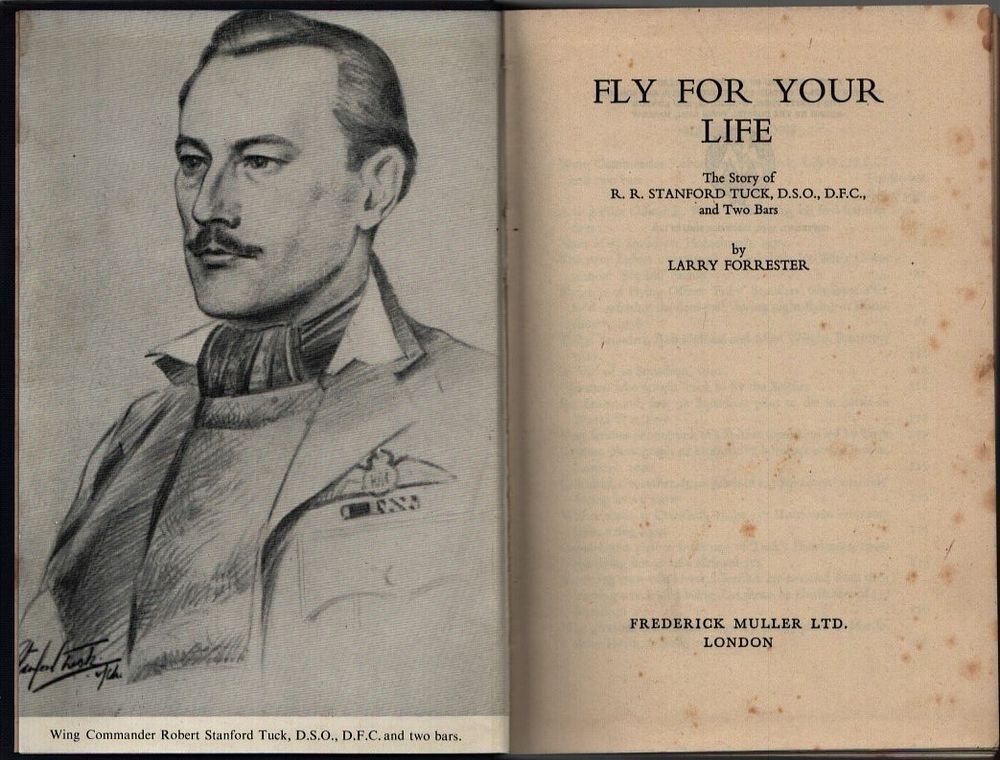 Lot 253: Larry Forrester Hardback Book Titled 'Fly For Your...