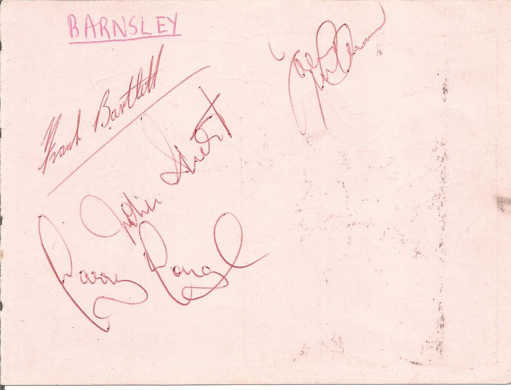Lot 262: Football. Barnsley FC 1950's Multi Signed Autograph Album...
