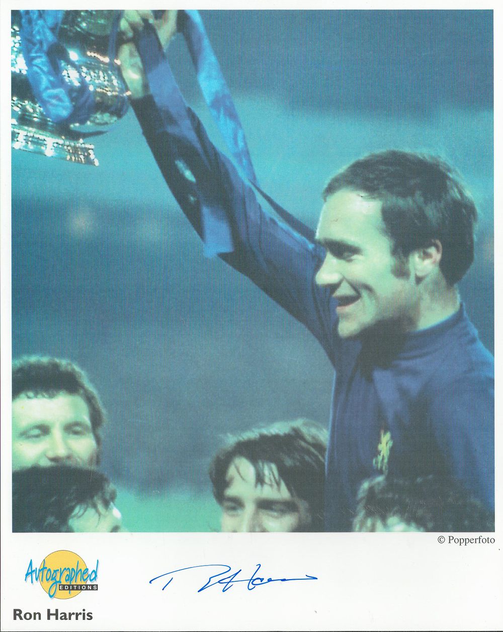 Lot 294: Football. Ron Harris Signed 10x8 colour Autographed Editions...